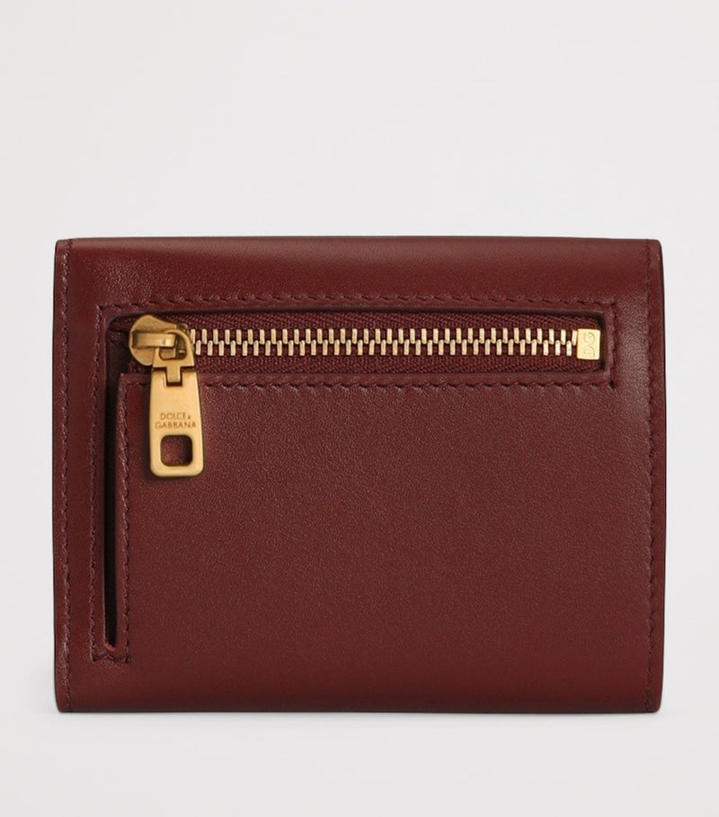 Dolce&Gabbana plongé calfskin French flap wallet, UK version