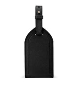 Harrods Leather Luggage Tag with Crossgrain Finish and Gold-Tone Embossing- Buy online at McGrocer