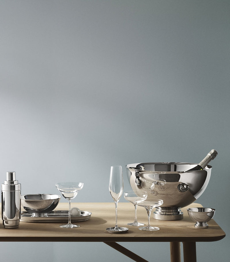 Georg Jensen Manhattan cocktail shaker, UK version