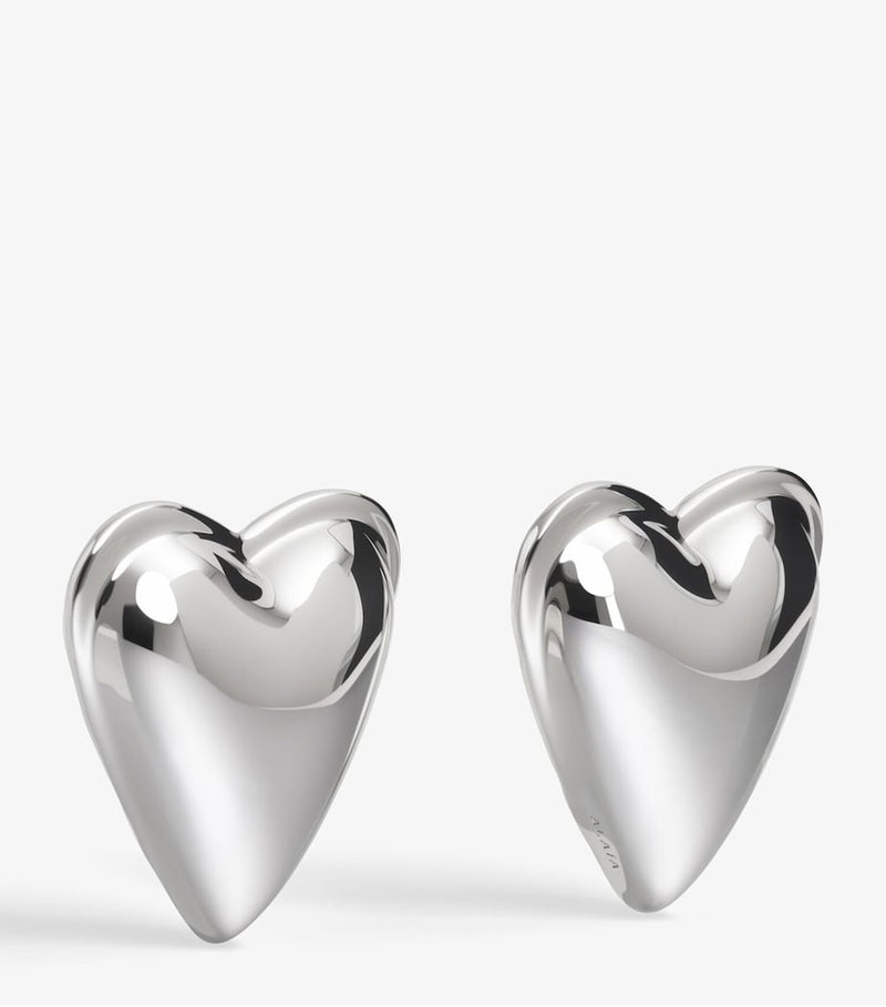 Alaïa Le Coeur Bombe earrings 4.5cm, imported from the UK