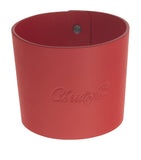 Christofle leather coffee cup ring Objets Miroir, imported from the UK