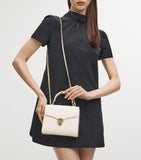 Aspinal of London Midi Mayfair Top-Handle Bag, imported from the UK
