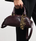 Chloé small leather bowling top-handle bag, UK version