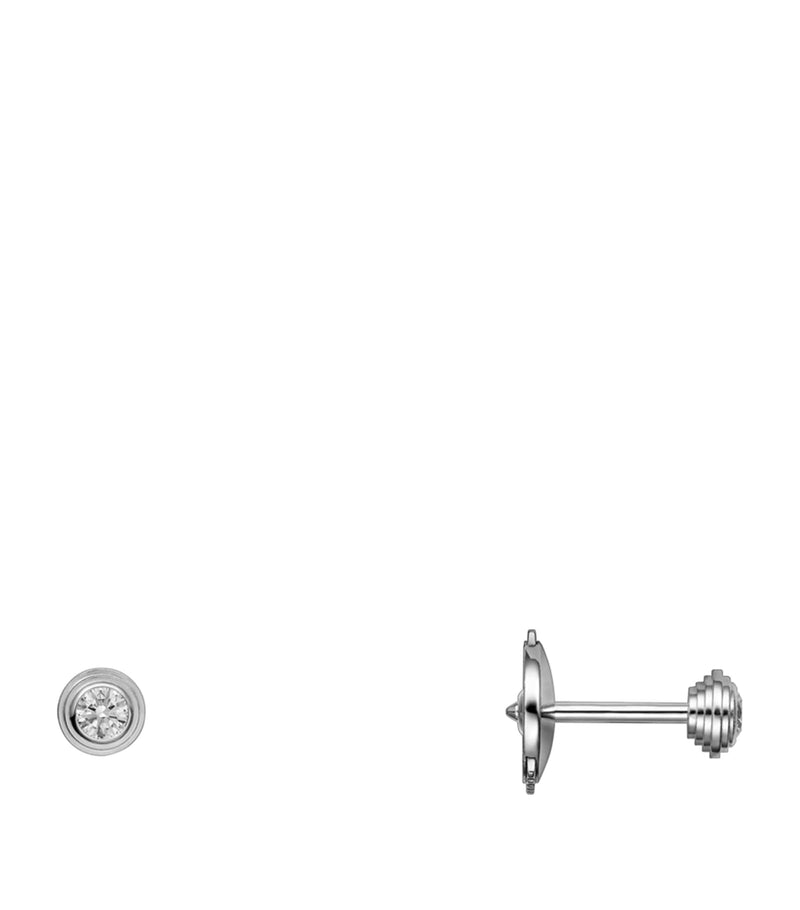 Cartier d'Amour extra-small white gold and diamond earrings - British product