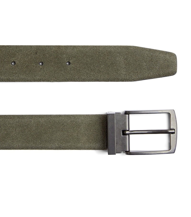Giorgio Armani suede reversible belt strap 3.5cm width (British brand)