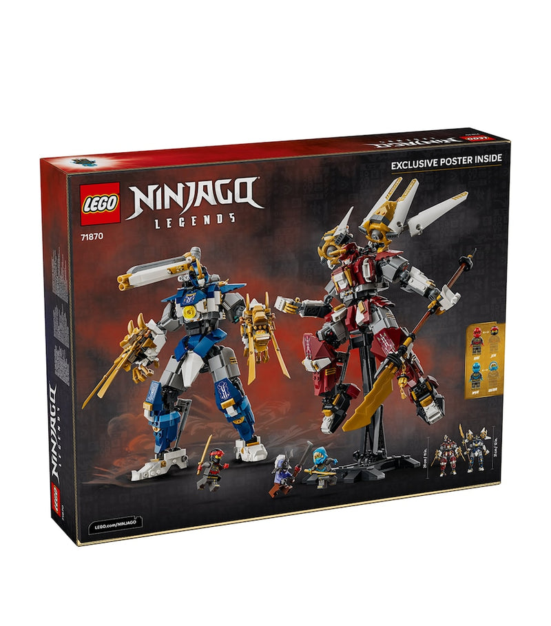 LEGO Ninjago Twin Titan Mechs building toy 71870 (British brand)