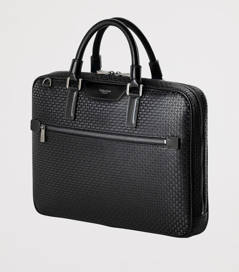 Serapian Extra Slim Stepan briefcase, imported from the UK