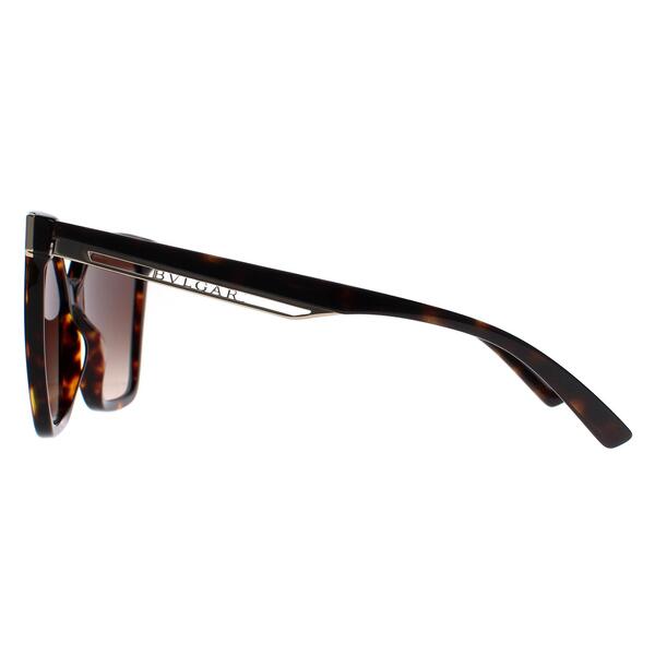 Bvlgari BV8253 brown women sunglasses acetate frame (British brand)