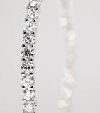 Harrods white gold diamond hoop earrings 5.84ctw, UK version