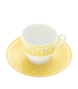 Harrods Christofle Malmaison Riviera Porcelain Espresso Cup and Saucer- Buy online at McGrocer