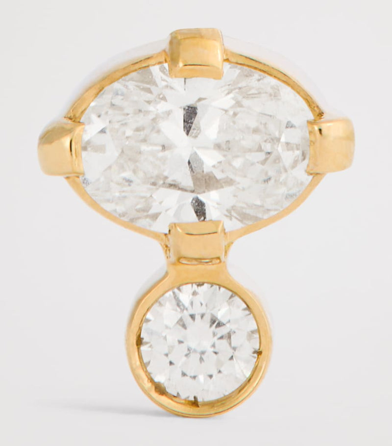 Sophie Bille Brahe Sky single earring with diamonds (British brand)