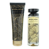 Police Amber Gold women's fragrance gift set EDT and lotion (British brand)