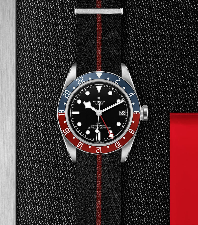 TUDOR Black Bay GMT stainless steel watch 41mm - British product