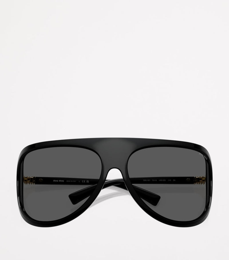 Miu Miu injected aviator sunglasses Italian brand - British product