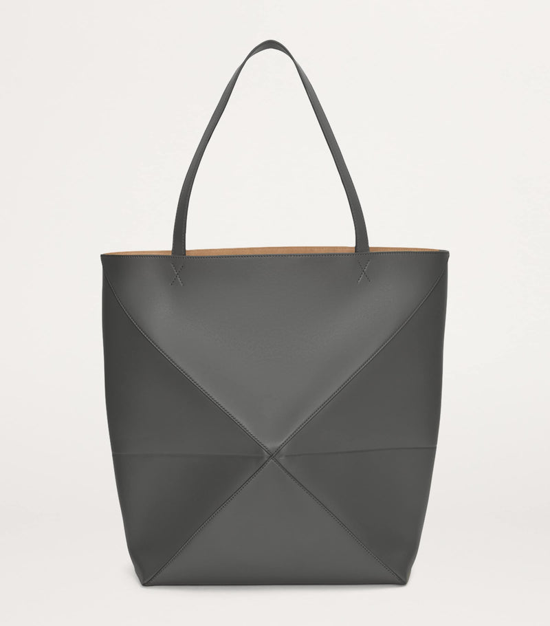 LOEWE extra large leather Puzzle Fold tote bag (British brand)
