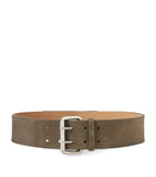 Ralph Lauren Collection suede double-prong buckle belt - British product