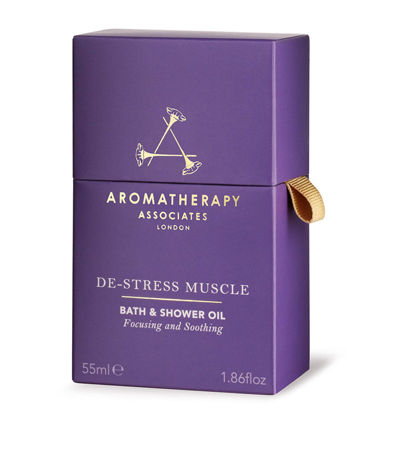 Aromatherapy Associates De-Stress Bath & Shower Oil 55ml, imported from the UK