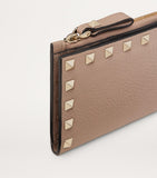 Valentino Garavani Leather Rockstud card holder (British brand)
