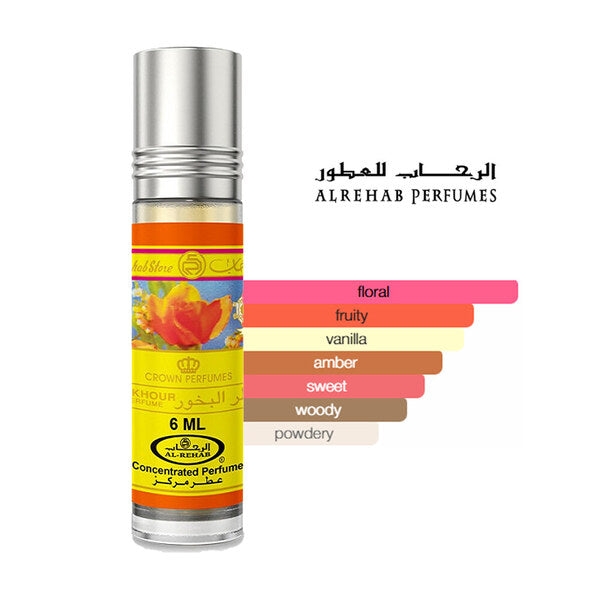 Al-Rehab Bakhour Concentrated Perfume Oil 6ml - British product