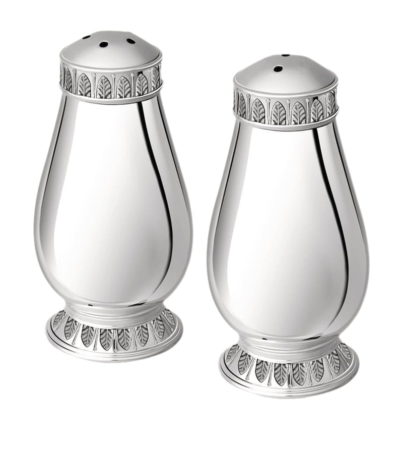 Christofle Malmaison salt and pepper shakers, UK version