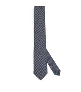 Harrods Emporio Armani Silk Jacquard Tie- Buy online at McGrocer