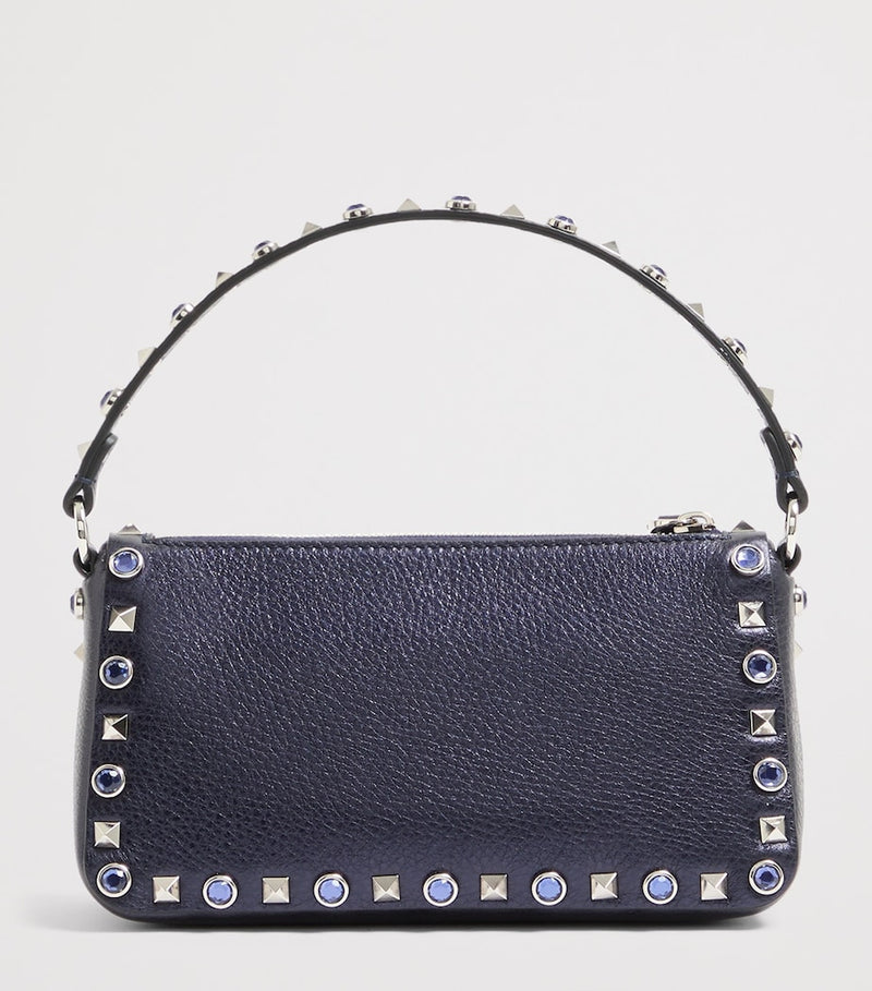Valentino Garavani small Rockstud shoulder bag in calf leather (British brand)