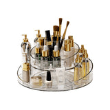 Superdrug Livingandhome Circular Chic Makeup Storage Box with Brush Holder 25x15cm- Buy online at McGrocer