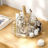 Livingandhome circular makeup storage box 25x15cm, UK version