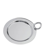 Harrods Christofle Silver-Plated Vertigo Bottle Coaster 14cm- Buy online at McGrocer