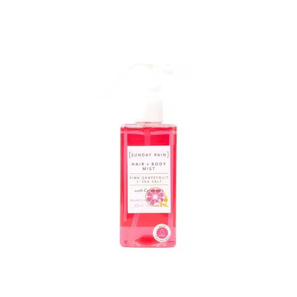 Sunday Rain Pink Grapefruit hair and body mist (British brand)