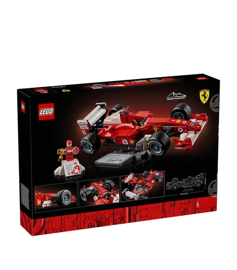 LEGO Ferrari F2004 and Schumacher minifigure set, imported from the UK