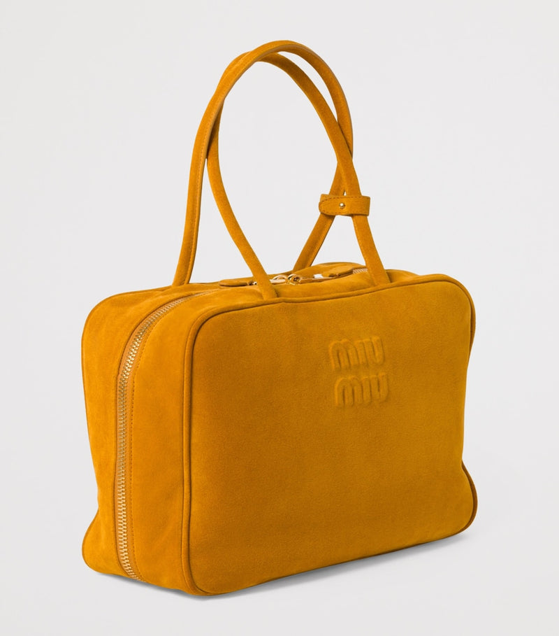 Miu Miu Suede Beau top-handle bag - British product