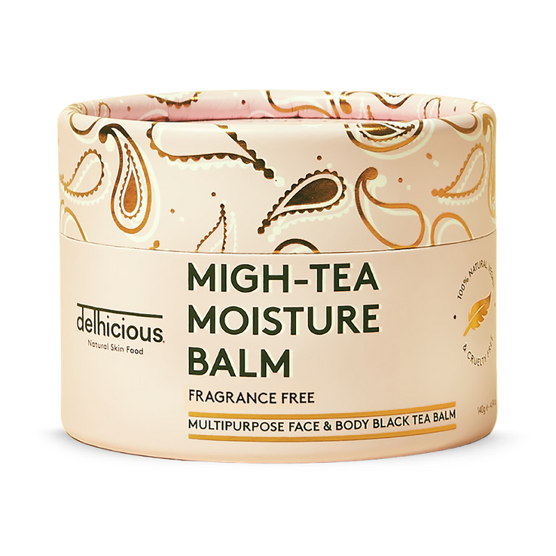 Delhicious Migh-Tea balm fragrance-free 140g, UK version