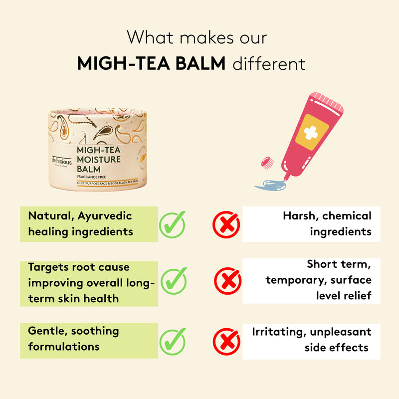Delhicious Migh-Tea balm fragrance-free 140g, UK version