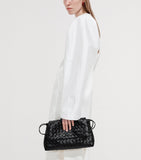 Bottega Veneta Giorno Intrecciato leather shoulder bag, UK version