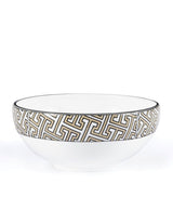 Harrods Geometric Print Breakfast Bowl 15cm- Buy online at McGrocer