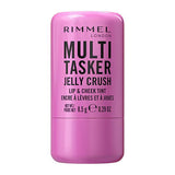 Superdrug Rimmel Multi Tasker Jelly Crush 100 Pink Dash Jelly Blush and Lip Stain- Buy online at McGrocer