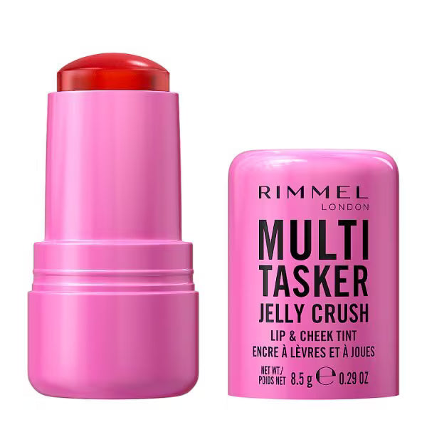 Rimmel Jelly Stain 100 Pink Dash, imported from the UK.
