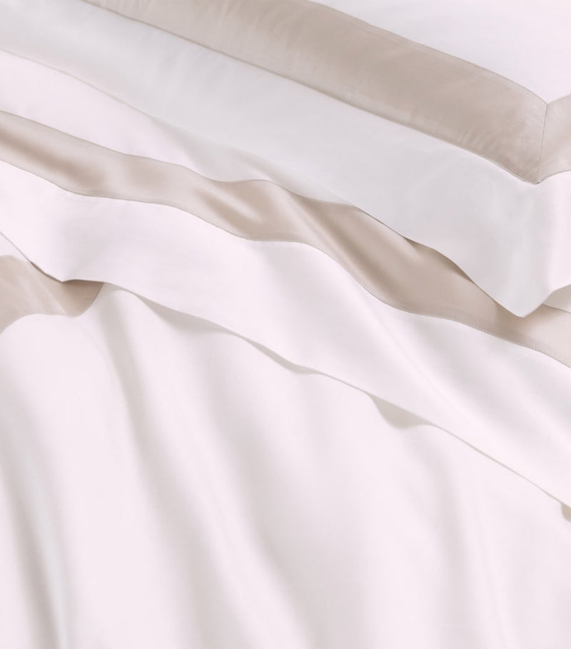 Frette Cotton Breeze Border Oxford pillowcase 51x71cm - British product