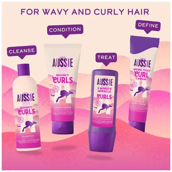 Aussie Curls Hair Bundle 3pc Set - British product