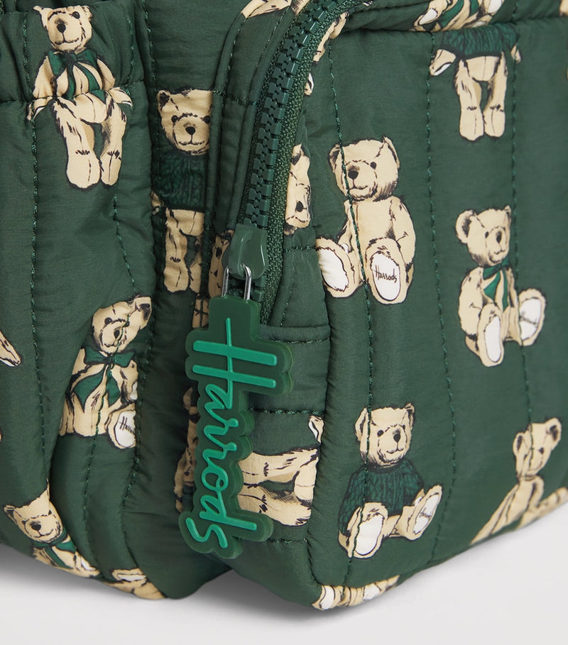 Harrods quilted Henry bear backpack H31cm, UK version