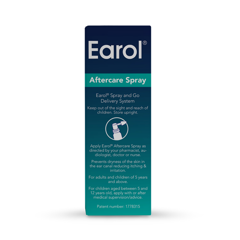 Earol after care oil spray 10ml, imported from the UK