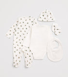 Harrods Pima Cotton Bear Baby Gift Set 0-18 Months, UK version