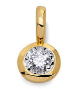 Harrods Monica Vinader Gold Vermeil and Diamond Solitaire Charm- Buy online at McGrocer