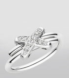 Chaumet white gold diamond ring Jeux de Liens (British brand)