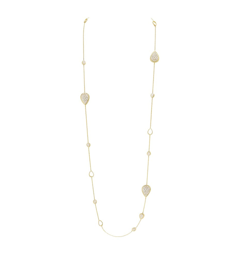 Boucheron Serpent Bohème yellow gold diamond necklace, UK version