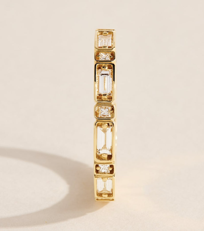 Suzanne Kalan yellow gold diamond eternity ring - British product