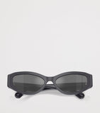 Swarovski cat eye acetate sunglasses with crystal embellishments, UK version