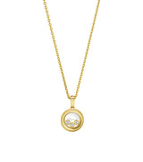 Harrods Chopard Happy Diamonds Icons Yellow Gold and Diamond Pendant Necklace- Buy online at McGrocer