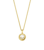 Chopard Happy Diamonds pendant necklace yellow gold diamond, UK version